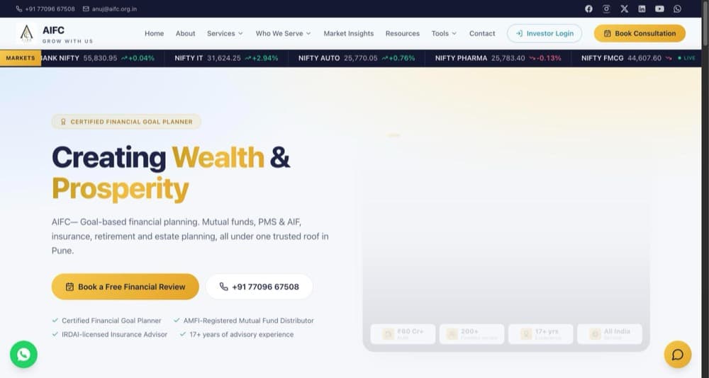 AIFC — website built by Omniaiverse